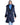 Abrigo de cordero doblefaz con cuello chal en NAVY/BLACK, imagen 1