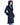Abrigo de cordero doblefaz con cuello chal en NAVY/BLACK, imagen 2