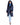 Abrigo de cordero doblefaz con cuello chal en NAVY/BLACK, imagen 4