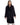 Shearling Coat with Leather Pocket Trim - 1