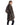 Chaquetón de cordero merino con cuello solapa y cinturón en LEOPARD, imagen 3
