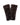 Knitted Mink Patchwork Mittens - 2