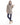 Chaqueta de visón con cuello tira e inserciones de rex en horizontal reversible en SILVER BLUE/GREY, imagen 5