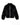 Chaqueta de visón (retales) con cuello tira y elástico en el puño en BLACK, imagen 5