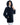 Chaquetón de rex rasado con capucha en NAVY BLUE, imagen 2