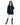 Chaquetón de rex rasado con capucha en NAVY BLUE, imagen 4
