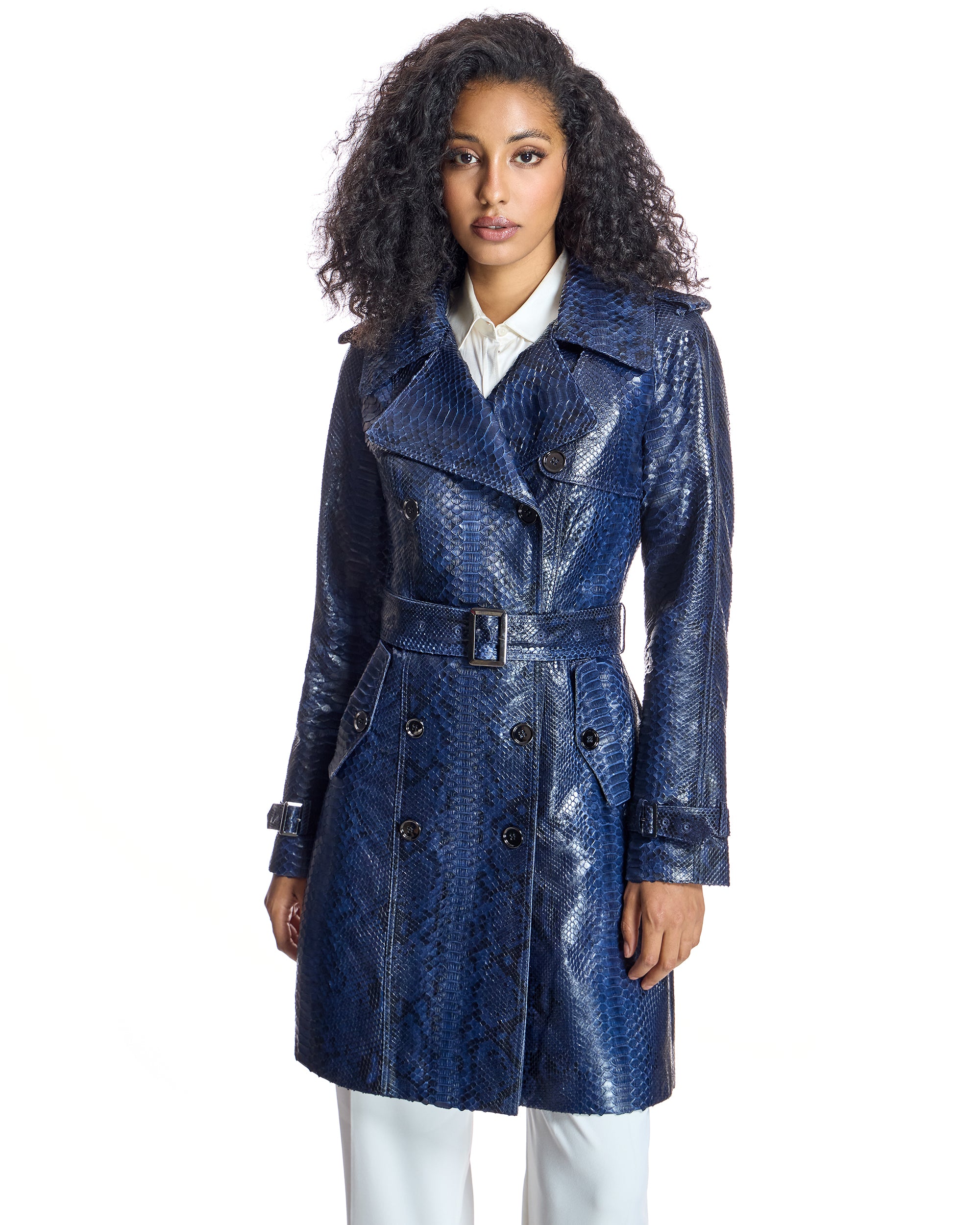 Python Trench Coat