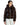 Chaqueta de visón horizontal con capucha y cremallera RUBI/M/H-05|MAHOGANY - vista 1