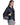 Chaqueta de cuero con flecos en mangas y espalda en BLACK, imagen 2
