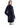 Abrigo de cordero reversible en horizontal con cuello alto en BLACK, imagen 2