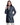 Abrigo de cordero reversible en horizontal con cuello alto en BLACK, imagen 7