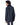 Chaquetón de cordero merino con cuello alto en BLACK/DARK BROWN, imagen 3