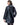 Chaquetón de cuero con cuello camisero de cordero en BLACK, imagen 3