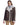 Chaqueta de cordero merino con cuello de solapa en contraste en BROWN/WHITE, imagen 1