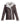 Chaqueta de cordero merino con cuello de solapa en contraste en BROWN/WHITE, imagen 5