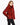 Chaqueta de visón (retales) con cuello camisero y cremallera en RED ANIMAL PRINT, imagen 2