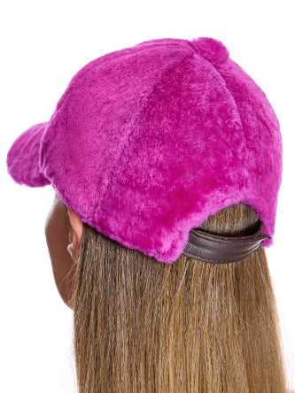 Shearling Baseball Hat
